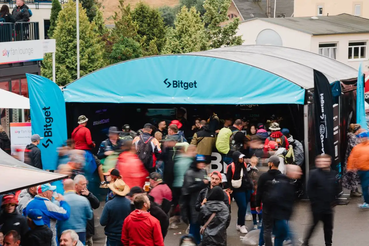 Bitget 作为 MotoGP 官方合作伴侣亮相德国萨克森林赛道