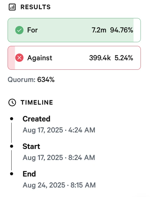 StargateDAO以95%投票通过LayerZero收购提案，STG代币可转换为ZRO