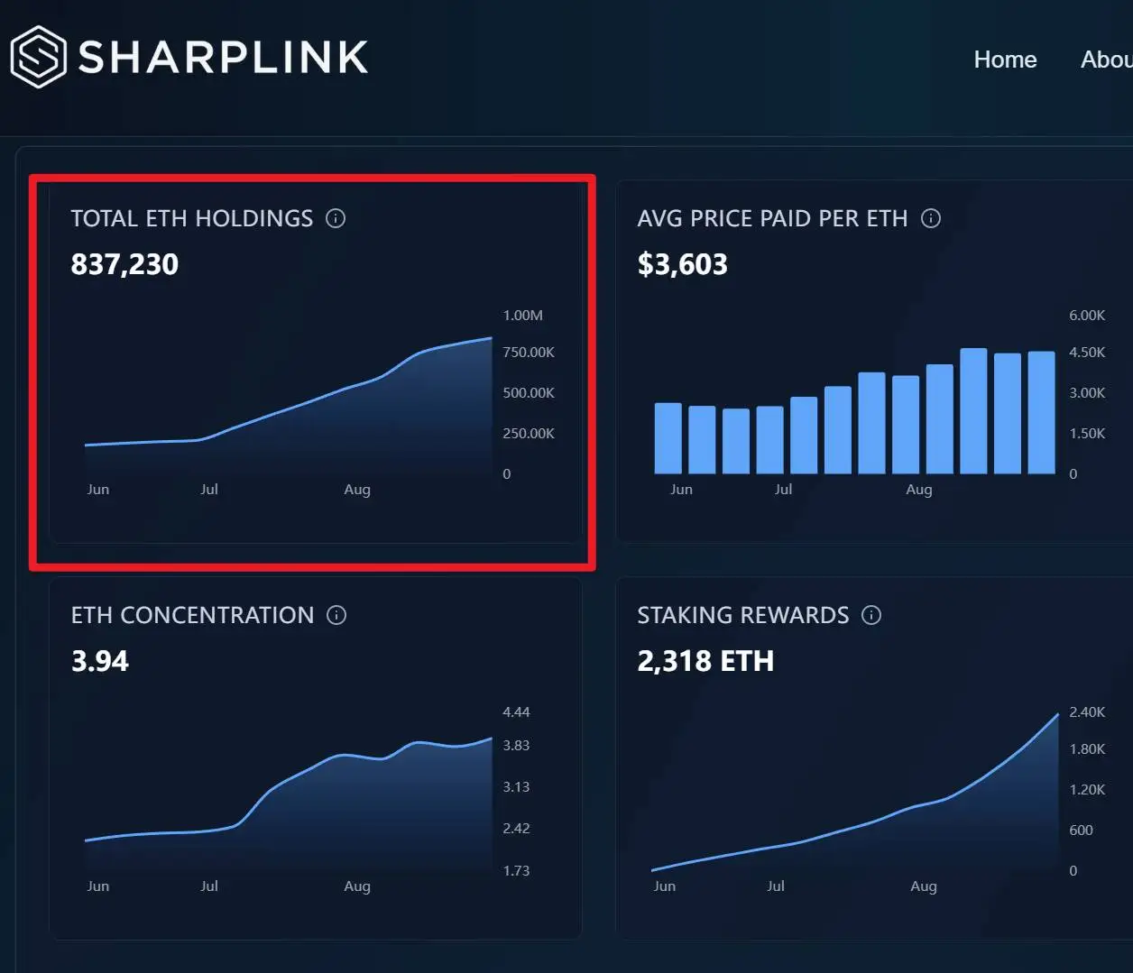 SharpLink被指暂停ETH增持计划，官网持仓数据停滞引关注